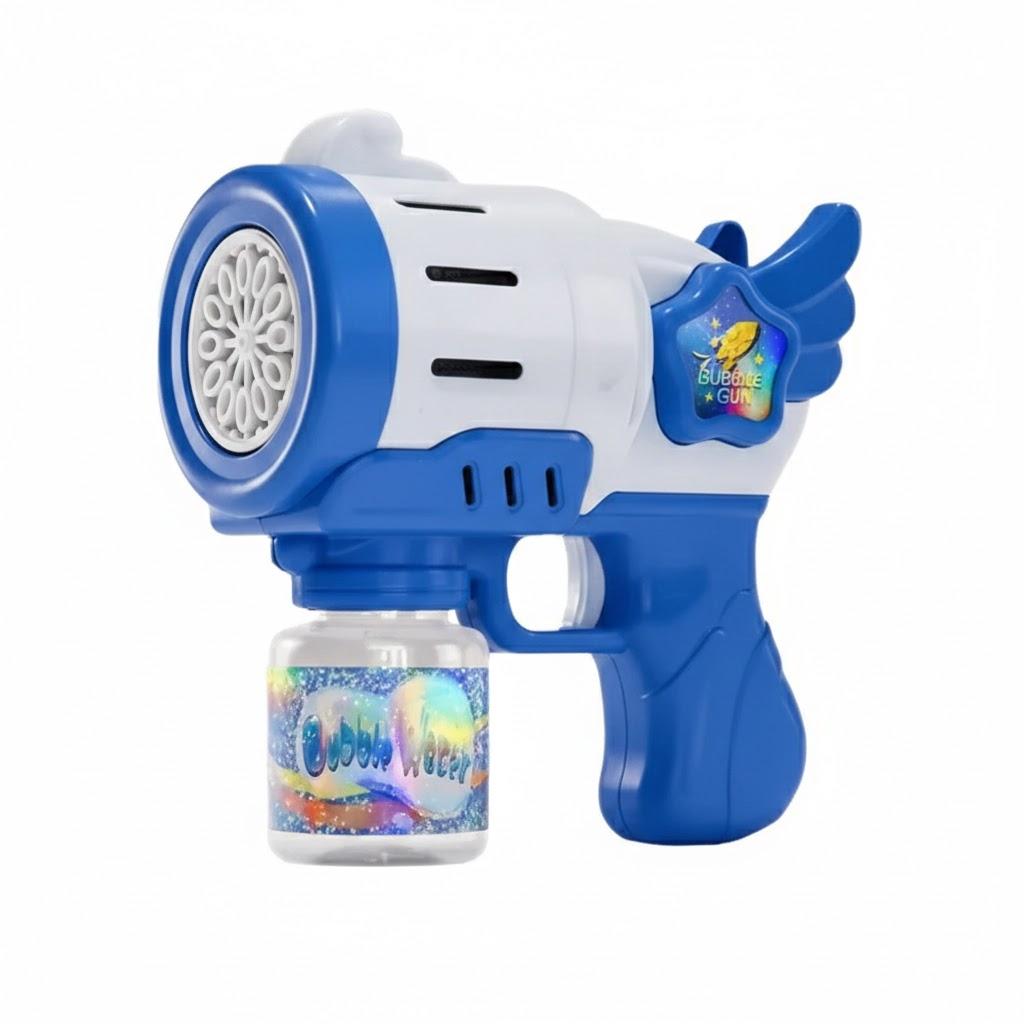 Bubble Machine gun, 12 Holes Bubble Guns for Kids, Electric Silent Handheld Bubble Makers for Outdoor and Indoor Play