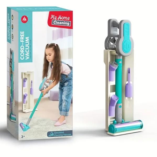 Handheld Vacuum Cleaner Toy For Kids Easy To Use Durable Construction Interactive And Fun Toy Promote Motor Skill Development And Responsibility