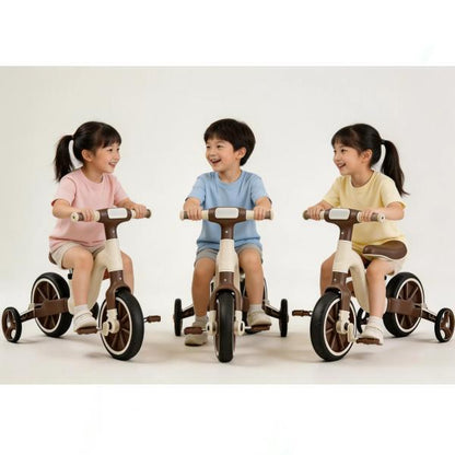 2-in-1 Kids Balance Bike with Removable Pedals & Adjustable Seat Convertible Toddler Training Bicycle for Boys & Girls Age 2+