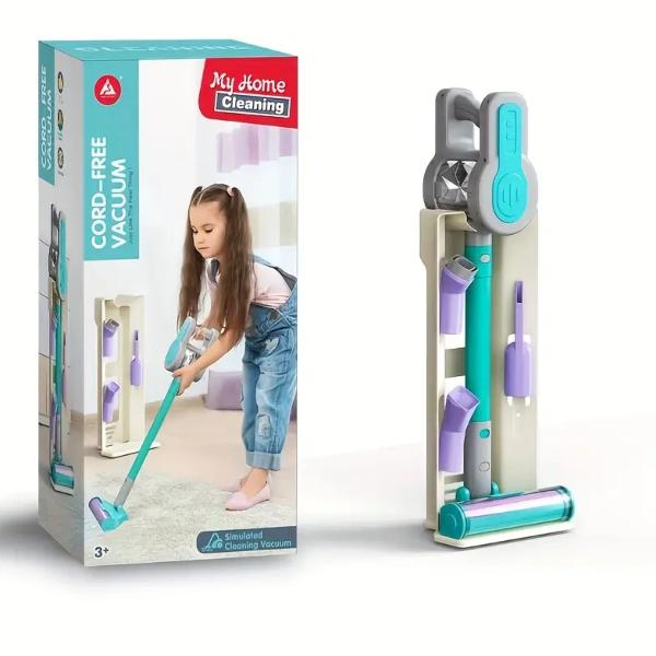 Handheld Vacuum Cleaner Toy For Kids Easy To Use Durable Construction Interactive And Fun Toy Promote Motor Skill Development And Responsibility