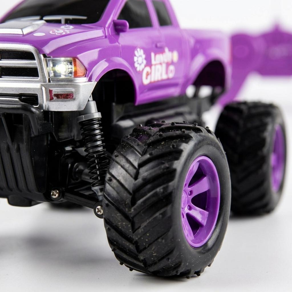 Pink Remote Control Jeep Car Toy for Kids All Terrain 4WD RC Vehicle Easy Control Children’s Off-Road Car Gift