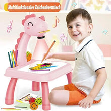 Kids Drawing Projector Table with Art Projector for Children's Educational Learning and Creative Drawing Skills Development Birthday Christmas Gift