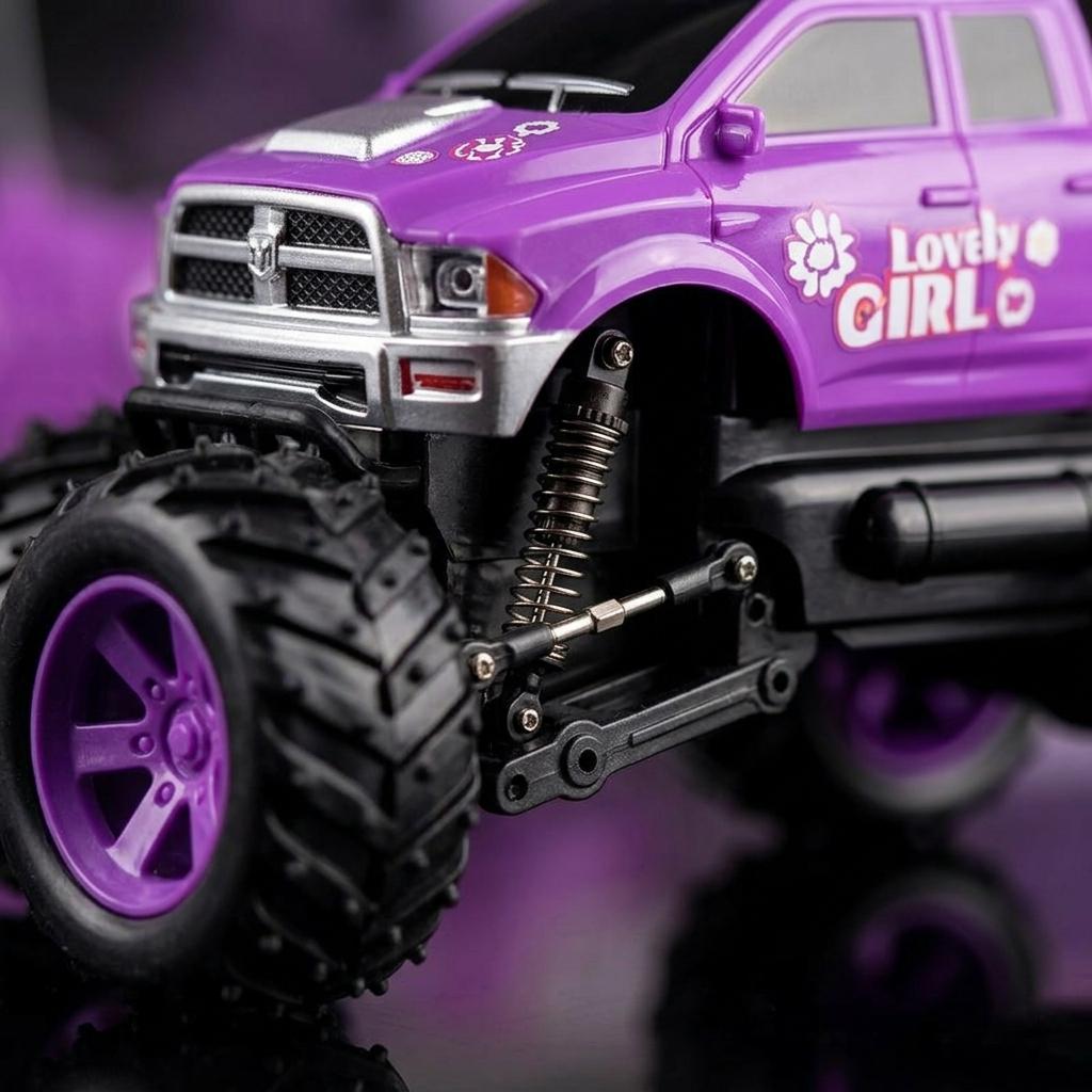 Pink Remote Control Jeep Car Toy for Kids All Terrain 4WD RC Vehicle Easy Control Children’s Off-Road Car Gift
