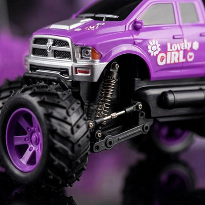 Pink Remote Control Jeep Car Toy for Kids All Terrain 4WD RC Vehicle Easy Control Children’s Off-Road Car Gift