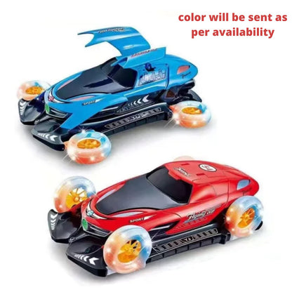 Flying Car Toy with 3D Lights & Music Automatic Stunt Car for Kids Rotating Toy Vehicle Gift for Boys & Girls UK Delivery 2 - 4 Days