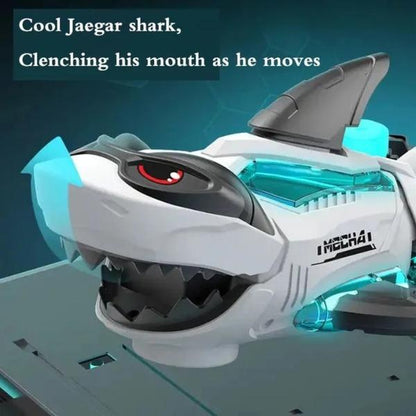 Kid's Shark Toy with Lights and Music Electric Mechanical Gear Toy Suitable as a Gift for Boys and Girls