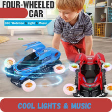 Flying Car Toy with 3D Lights & Music Automatic Stunt Car for Kids Rotating Toy Vehicle Gift for Boys & Girls UK Delivery 2 - 4 Days