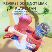 Bubble Machine gun, 12 Holes Bubble Guns for Kids, Electric Silent Handheld Bubble Makers for Outdoor and Indoor Play