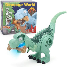 Electric Dinosaur Toy with Roaring Sound Moving Mouth Soft Tail T-Rex Kids Toy Gift