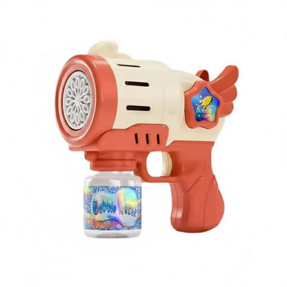 Bubble Machine gun, 12 Holes Bubble Guns for Kids, Electric Silent Handheld Bubble Makers for Outdoor and Indoor Play