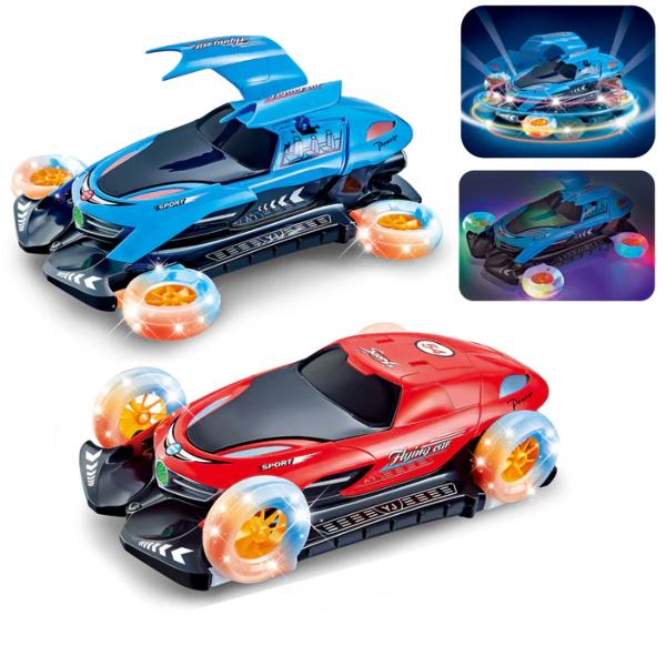 Flying Car Toy with 3D Lights & Music Automatic Stunt Car for Kids Rotating Toy Vehicle Gift for Boys & Girls UK Delivery 2 - 4 Days