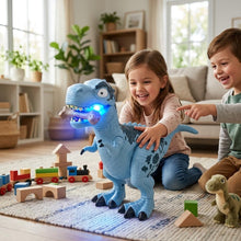 Electric Dinosaur Toy with Roaring Sound Moving Mouth Soft Tail T-Rex Kids Toy Gift