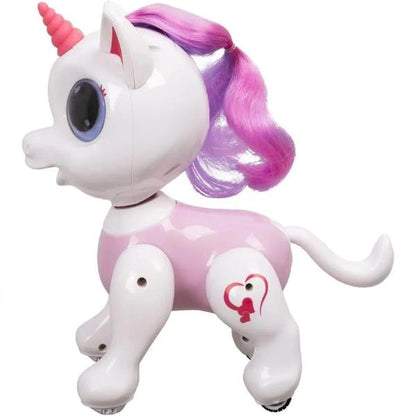 Pink Unicorn Robot Toy for Kids 3+ Remote Control Interactive Dancing & Singing Pony with LED Lights and Music Electronic RC Pet Gift