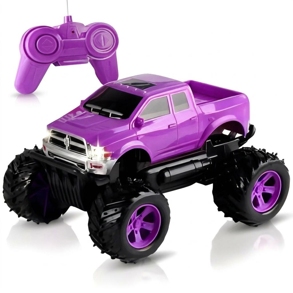 Pink Remote Control Jeep Car Toy for Kids All Terrain 4WD RC Vehicle Easy Control Children’s Off-Road Car Gift