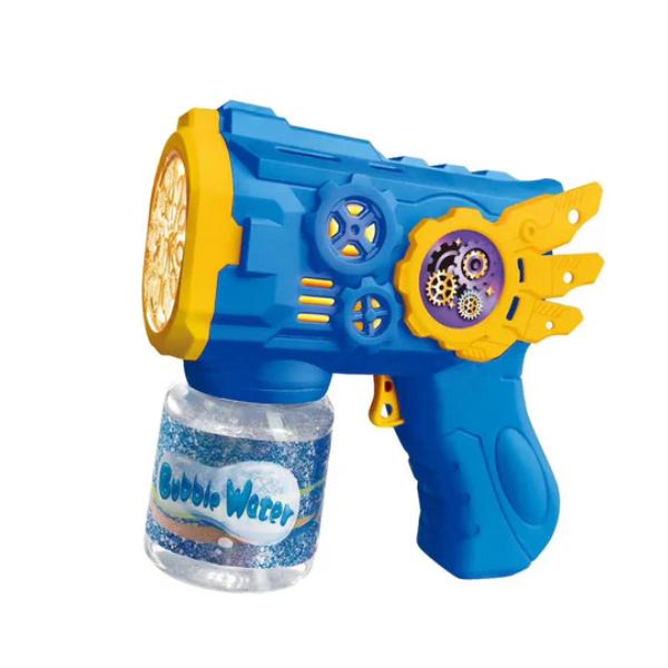 Automatic Bubble Gun for Kids Fun Party Favour Toy Outdoor Bubble Blower Easy-to-Use Bubble Shooter Perfect Birthday & Christmas Gift for Children Blue & Red