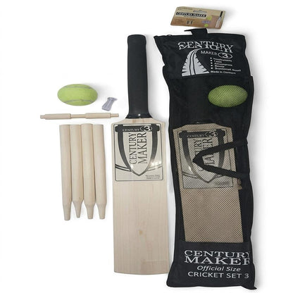 Kids Cricket Starter Kit with No.3 Bat, Stumps & Ball | Garden Sports Game Set