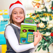 Kids Piggy Bank with Password Lock Electronic Money Coin Bank Unbreakable Mini ATM Toy Safe Box for Boys & Girls Fun Savings Bank Gift for Children