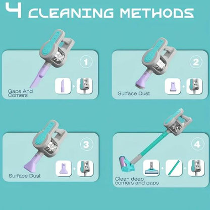 Handheld Vacuum Cleaner Toy For Kids Easy To Use Durable Construction Interactive And Fun Toy Promote Motor Skill Development And Responsibility
