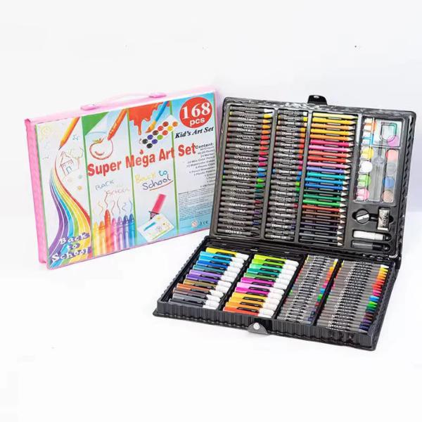 168PCS Kids Art Set Drawing, Painting, Crayons, Pencils & More Multi-functional Art Supplies for Creative Learning