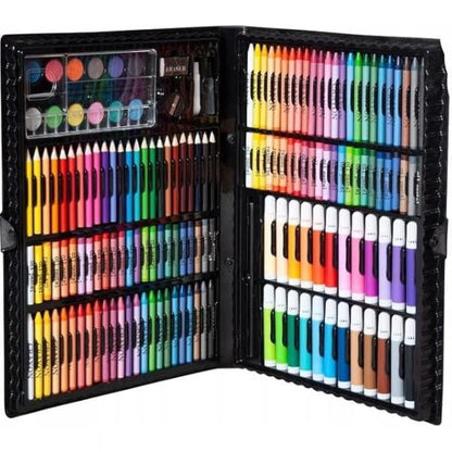 168PCS Kids Art Set Drawing, Painting, Crayons, Pencils & More Multi-functional Art Supplies for Creative Learning