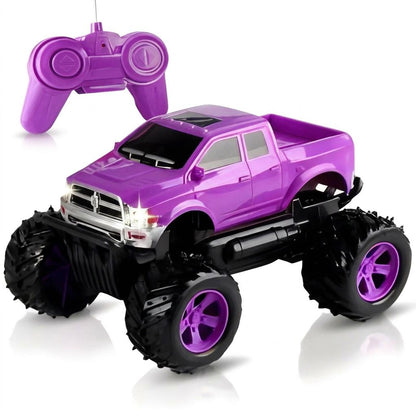 Pink Remote Control Jeep Car Toy for Kids All Terrain 4WD RC Vehicle Easy Control Children’s Off-Road Car Gift