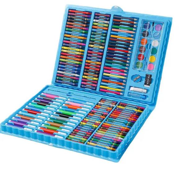 168PCS Kids Art Set Drawing, Painting, Crayons, Pencils & More Multi-functional Art Supplies for Creative Learning