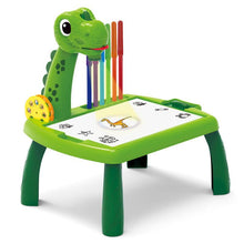 Kids Drawing Projector Table with LED Light Educational Trace & Draw Art Desk for Toddlers and Children Interactive Projection Function Creative Learning Tool