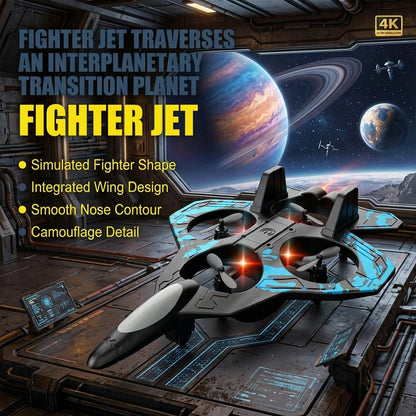 Remote Control Fighter Aircraft Toy with Obstacle Avoidance RC Plane for Kids Outdoor Indoor UK