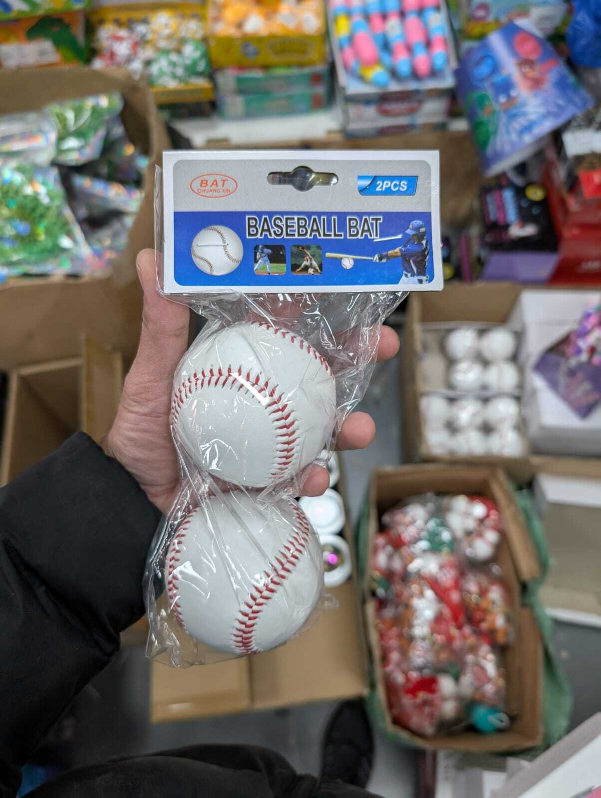 Leather Baseball, 2 Pieces of Raised Seam Practice Ball for Baseball Players Durable Full Grain Leather Cover, Cushioned Cork Core, Great for Training, Games, School, Colleges